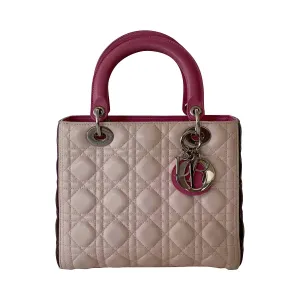 Christian Dior Tricolor Medium Lady Dior