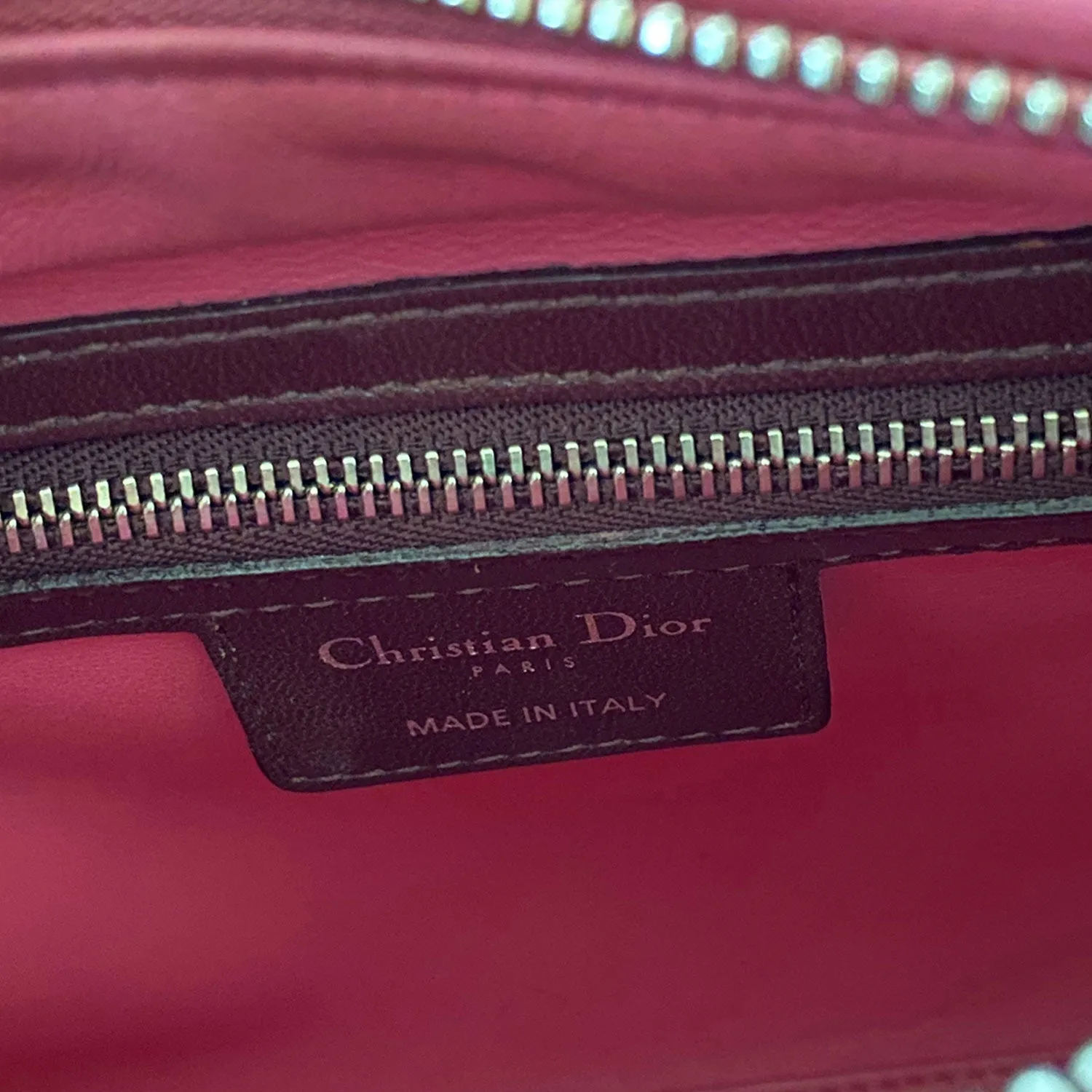 Christian Dior Tricolor Medium Lady Dior