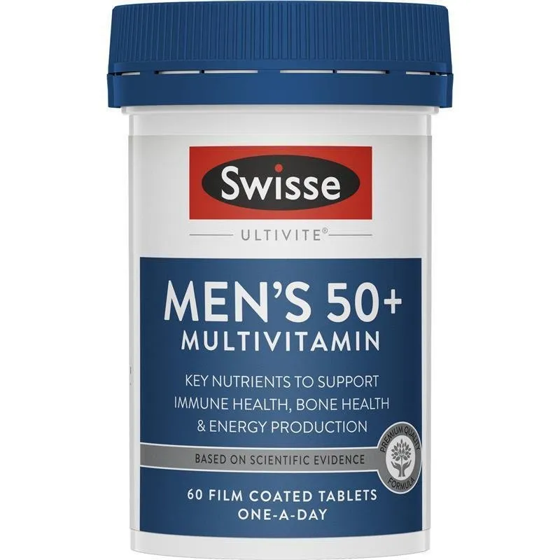 [CLEARANCE Expiry: 03/2025] Swisse Ultivite Men's 50  Multivitamin 60 Tablets