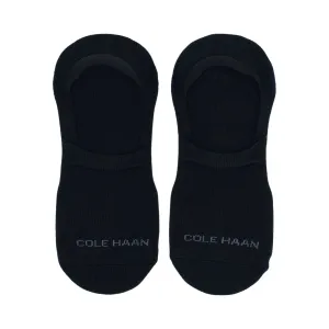 Cole Haan Men's Solide Liner Black Socks Set of Two