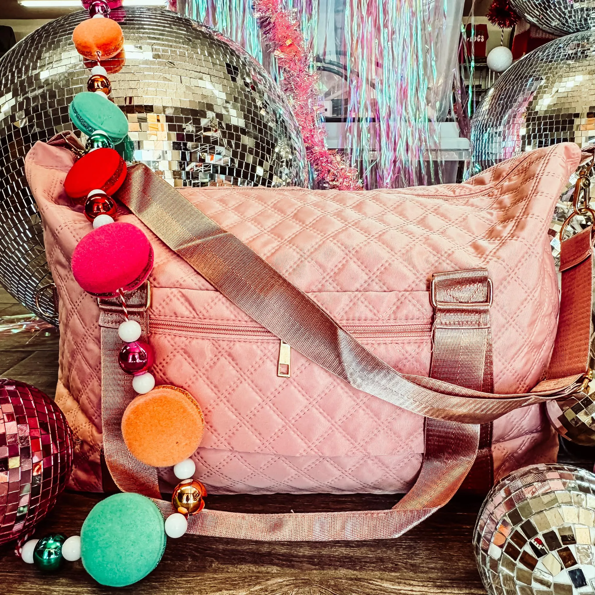Cross-Stitch Duffle Bag