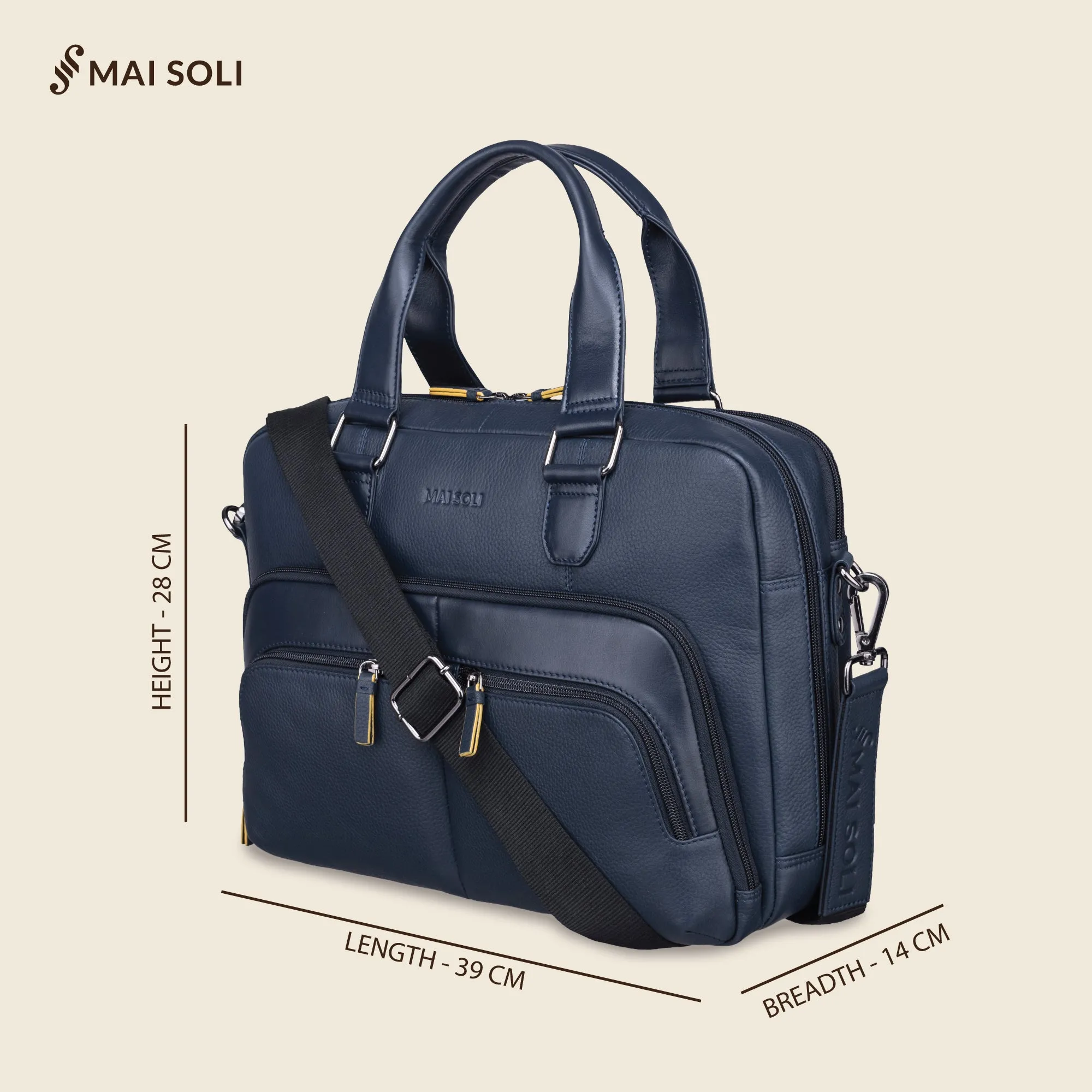 Cruiser All-Purpose Laptop Bag - Navy Blue