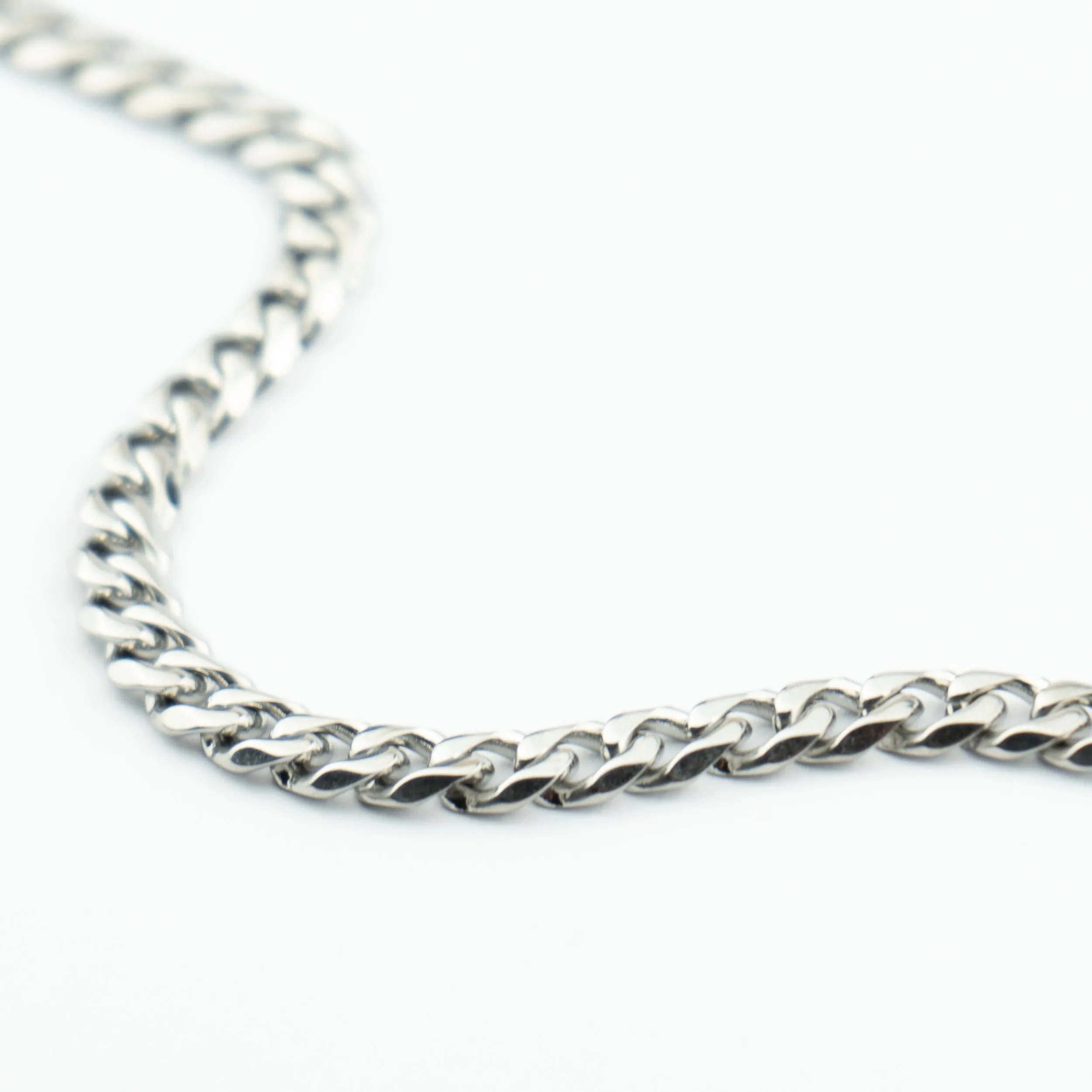 Curb Chain 5mm (Silver)