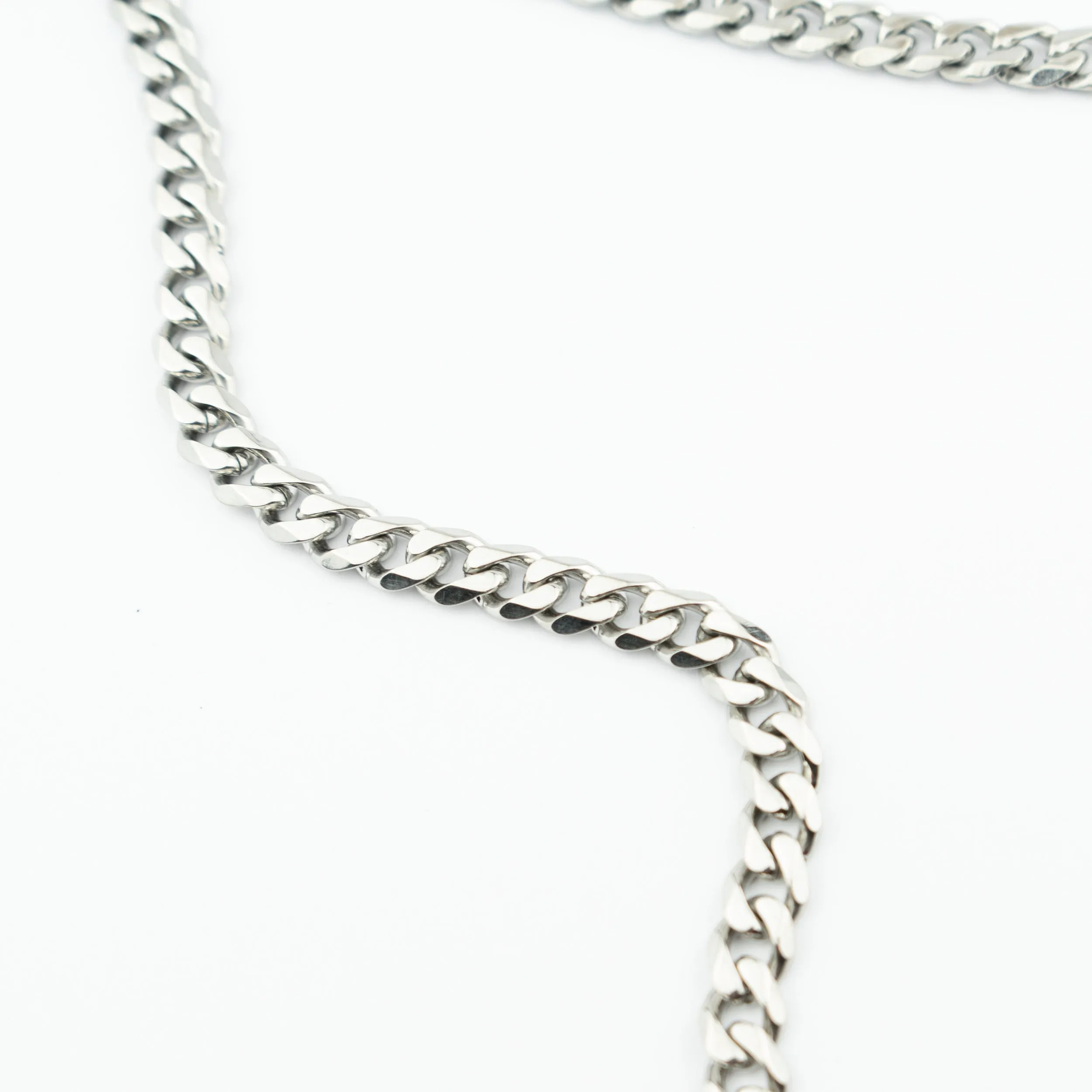 Curb Chain 5mm (Silver)