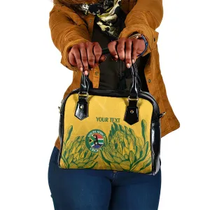 Custom South Africa Cricket Shoulder Handbag 2024 African Pattern Go Proteas LT14