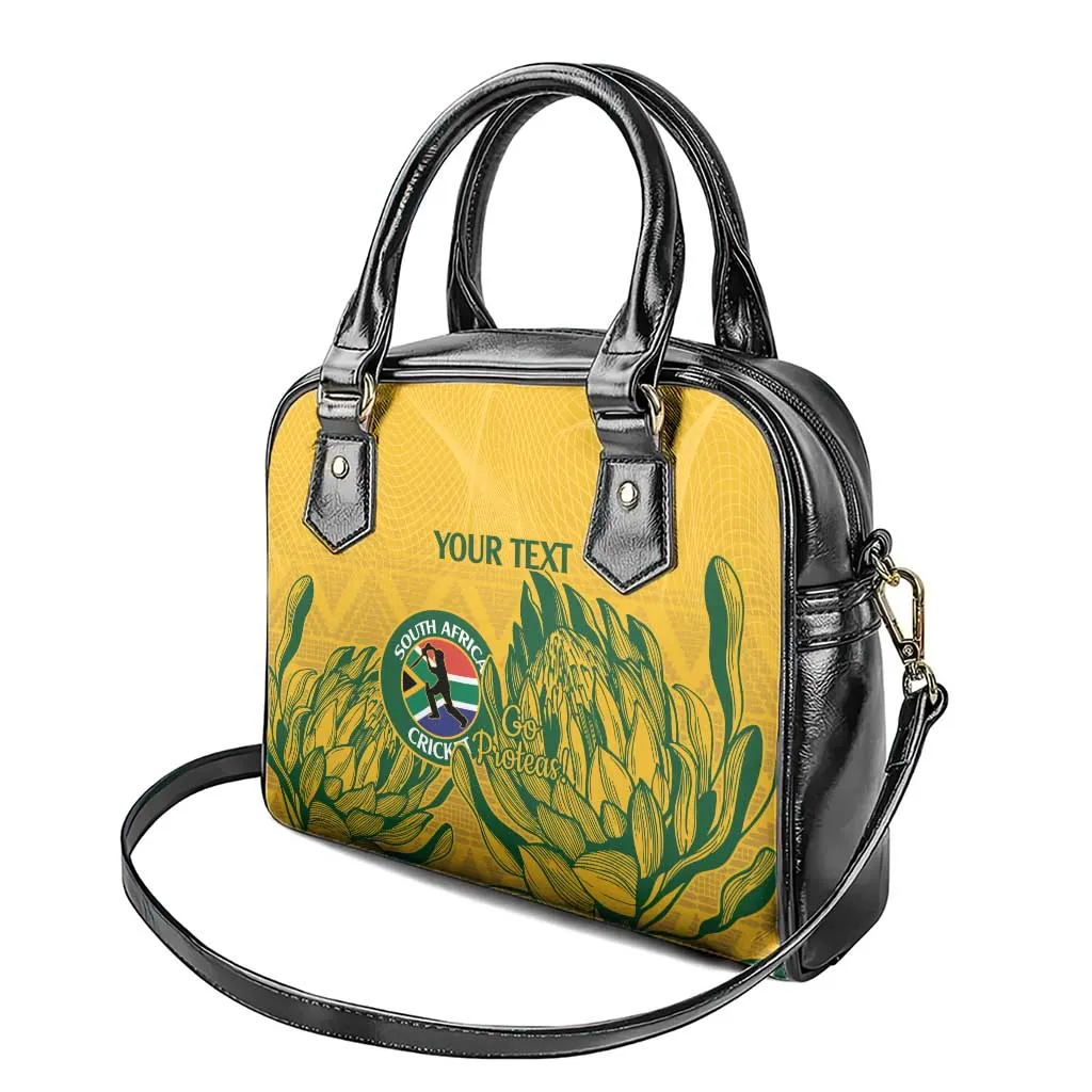 Custom South Africa Cricket Shoulder Handbag 2024 African Pattern Go Proteas LT14