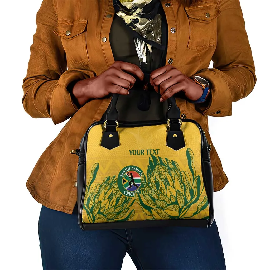 Custom South Africa Cricket Shoulder Handbag 2024 African Pattern Go Proteas LT14