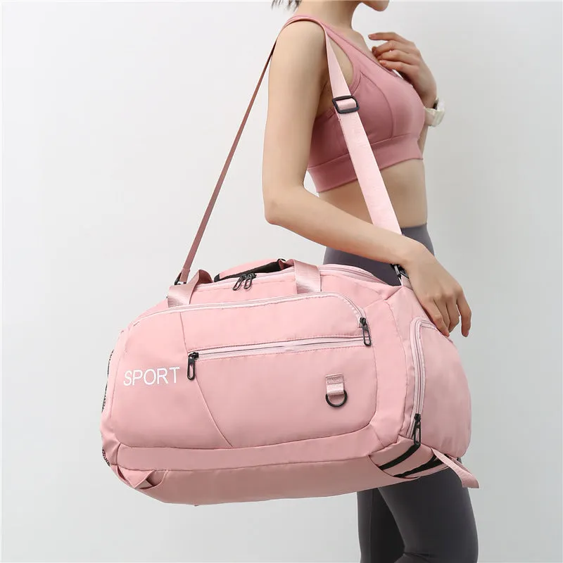 Cutting-edge Men's Bag Shoulder Women With Gym Compartment For Sports Bags Shoes Travel Backpack Fitness Waterproof Handbag Luggage Customer favorite Oxford