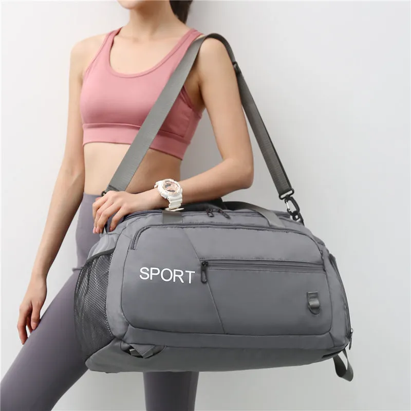 Cutting-edge Men's Bag Shoulder Women With Gym Compartment For Sports Bags Shoes Travel Backpack Fitness Waterproof Handbag Luggage Customer favorite Oxford