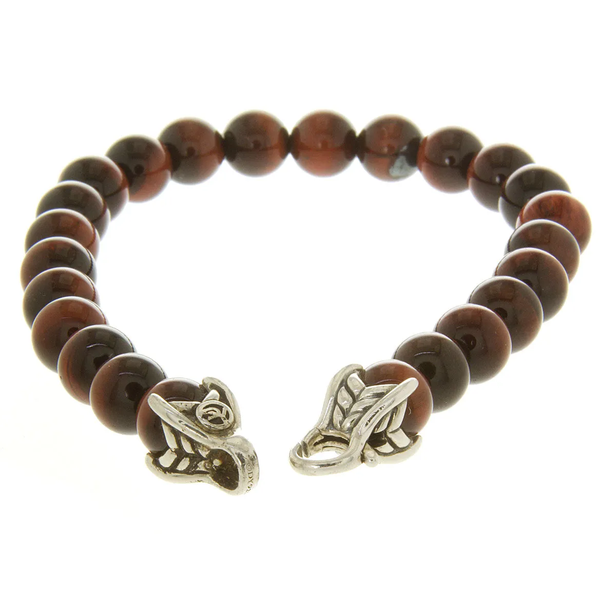 David Yurman Spiritual Bead Bracelet with Red Tiger's Eye