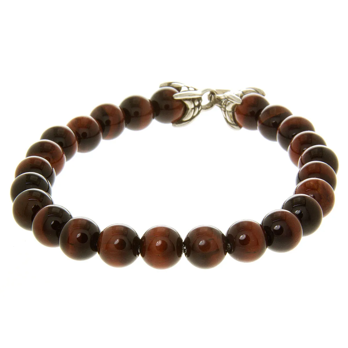 David Yurman Spiritual Bead Bracelet with Red Tiger's Eye