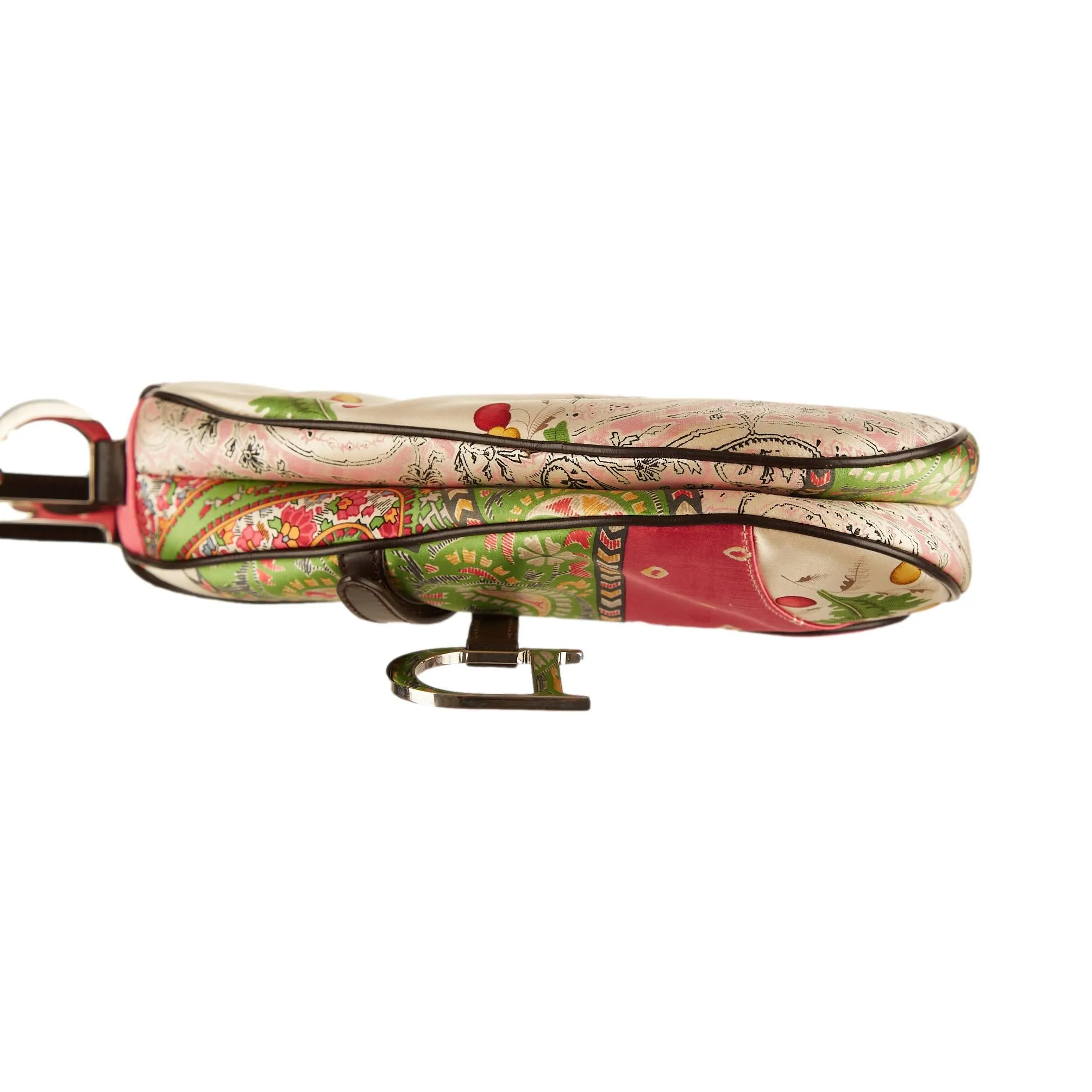 Dior Multicolor Print Saddle Bag