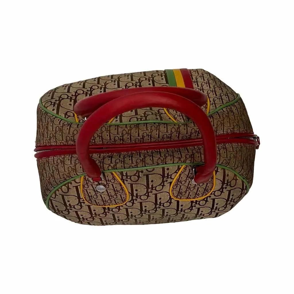 Dior Multicolor Rasta Bowler Bag