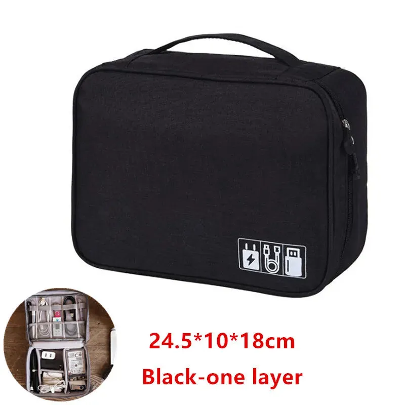 Document Organizer Briefcase A4 Folder Holder Men Women's Bag Cover Purse Passport Home Travel Safe Functional File Storage Case