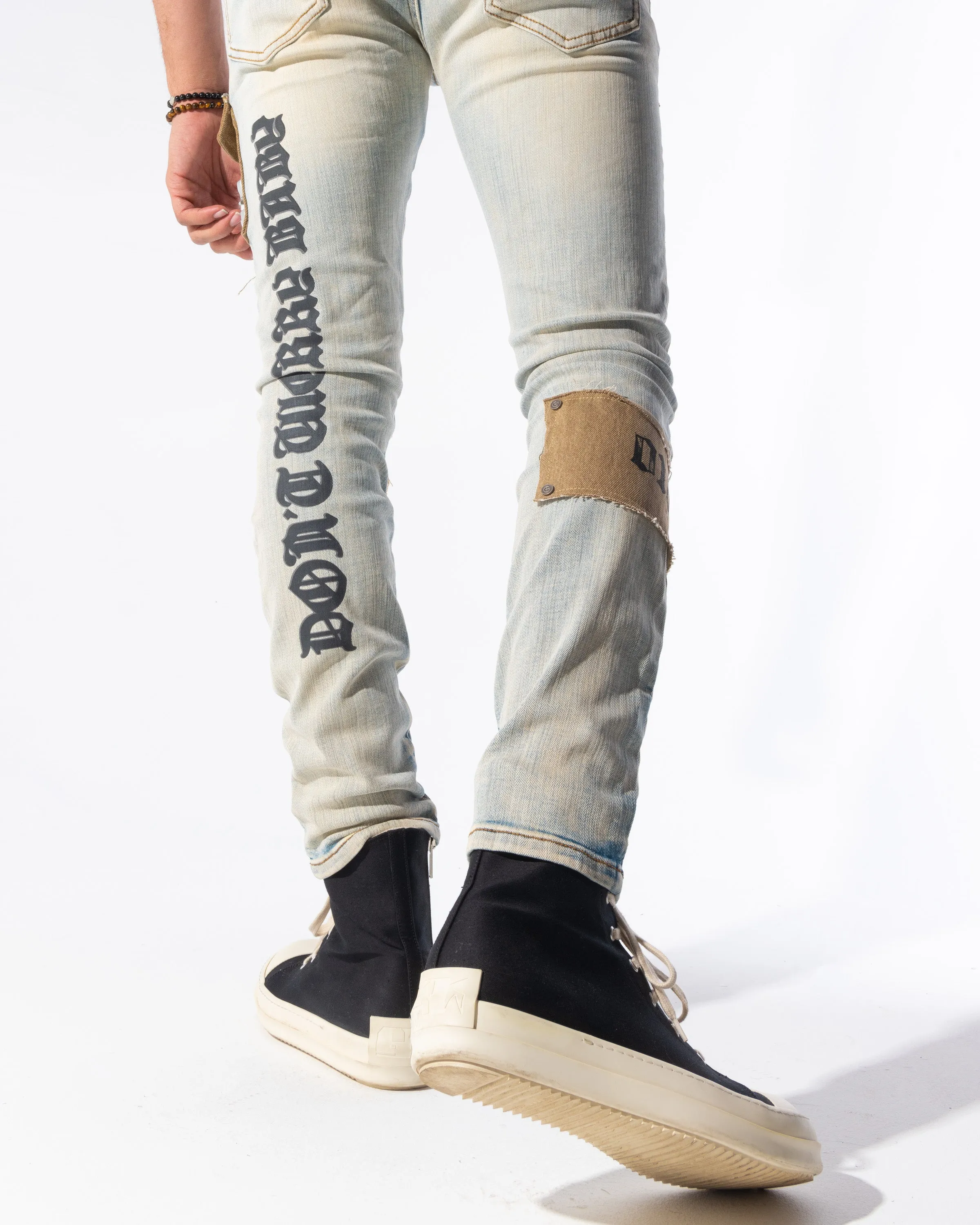 DOOMSDAY DENIM (BLUE OMBRE/WHEAT)