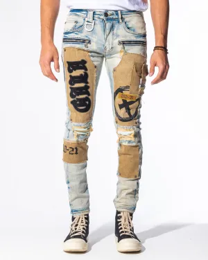 DOOMSDAY DENIM (BLUE OMBRE/WHEAT)