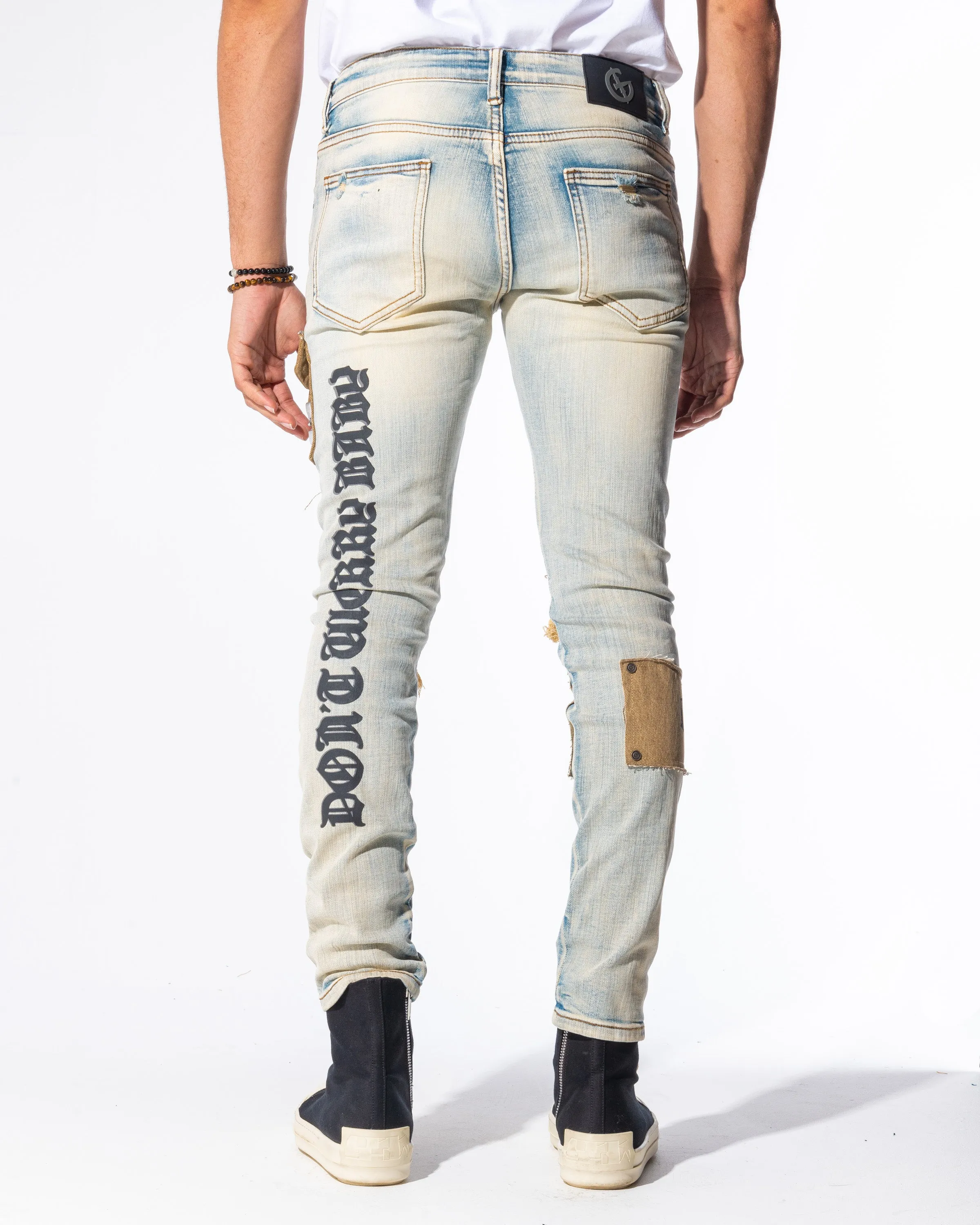 DOOMSDAY DENIM (BLUE OMBRE/WHEAT)