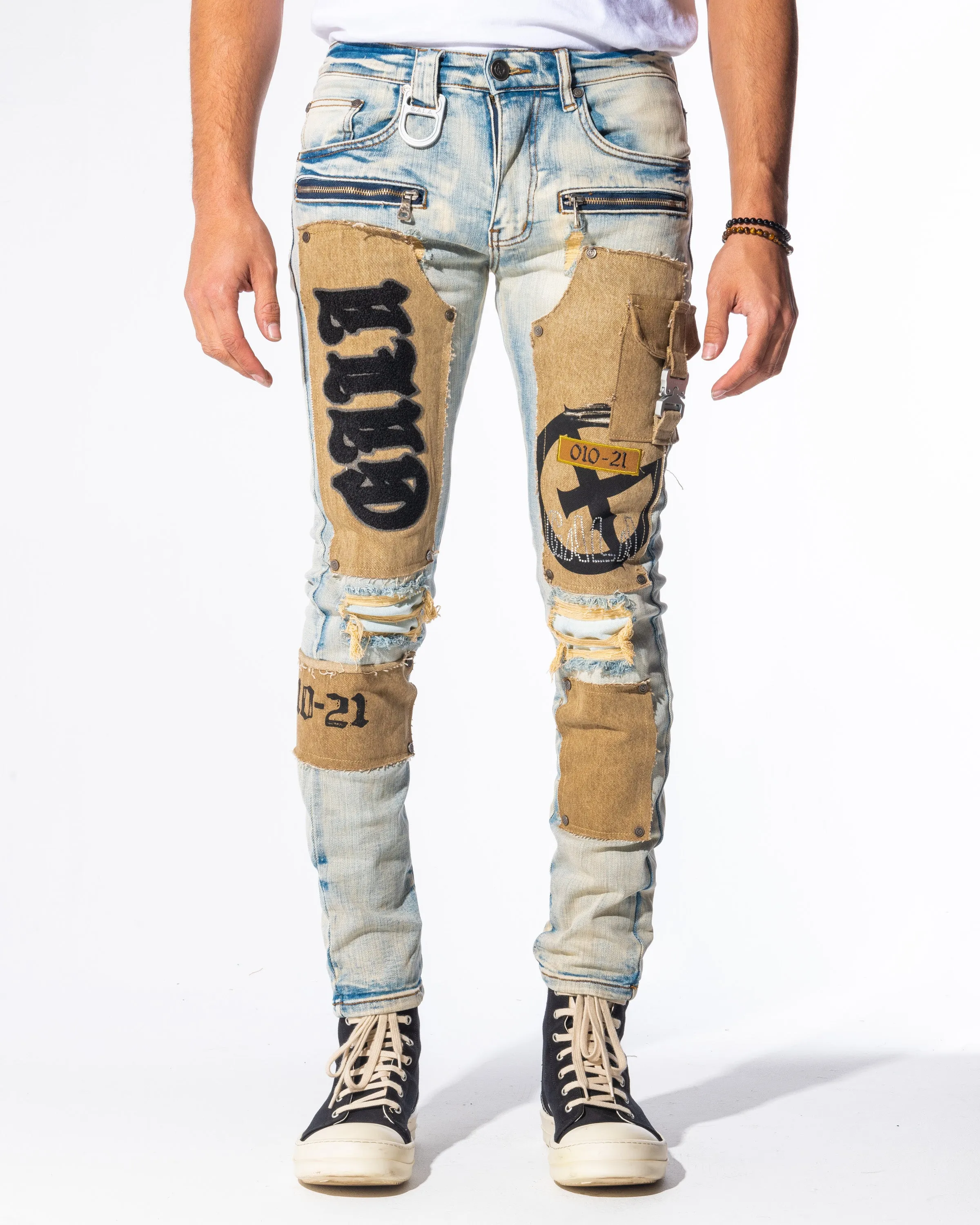 DOOMSDAY DENIM (BLUE OMBRE/WHEAT)