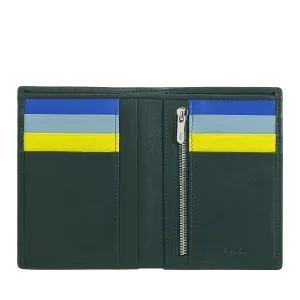 Dudu Men's Slim Portfolio of Vera Leather, Small and Thin, Bring Money and Credit Cards, Compact Care with Internal Zip zip hinge, Minimal Design