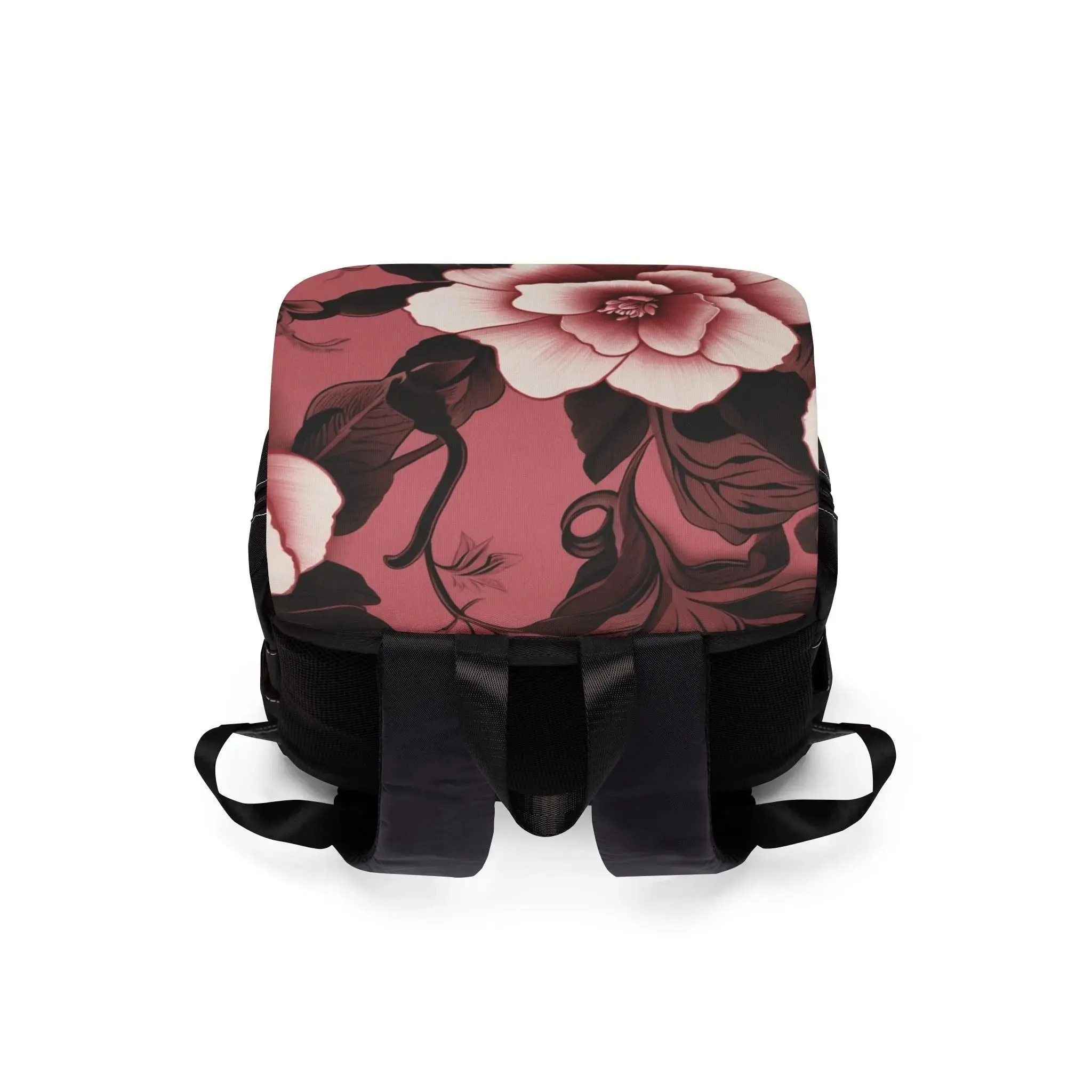 Electric Pink Pattern Shoulder Backpack