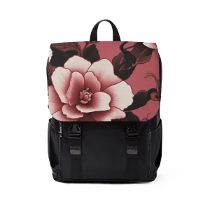 Electric Pink Pattern Shoulder Backpack