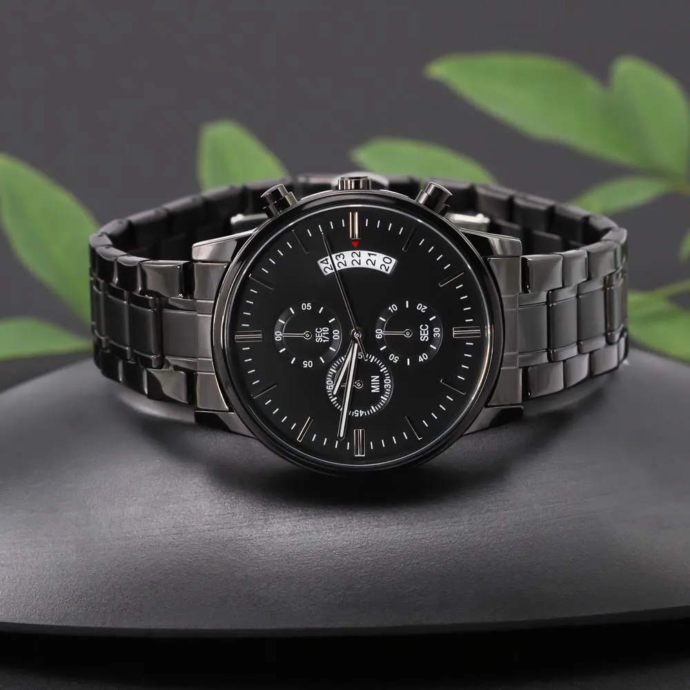 Engraved Watch Gift For Son From Mom - Always Be Here For You
