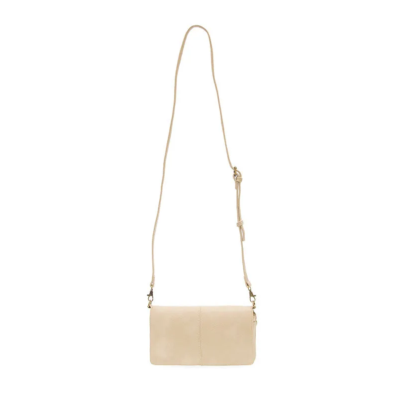 Everly Organizer Flap Crossbody in Ivory