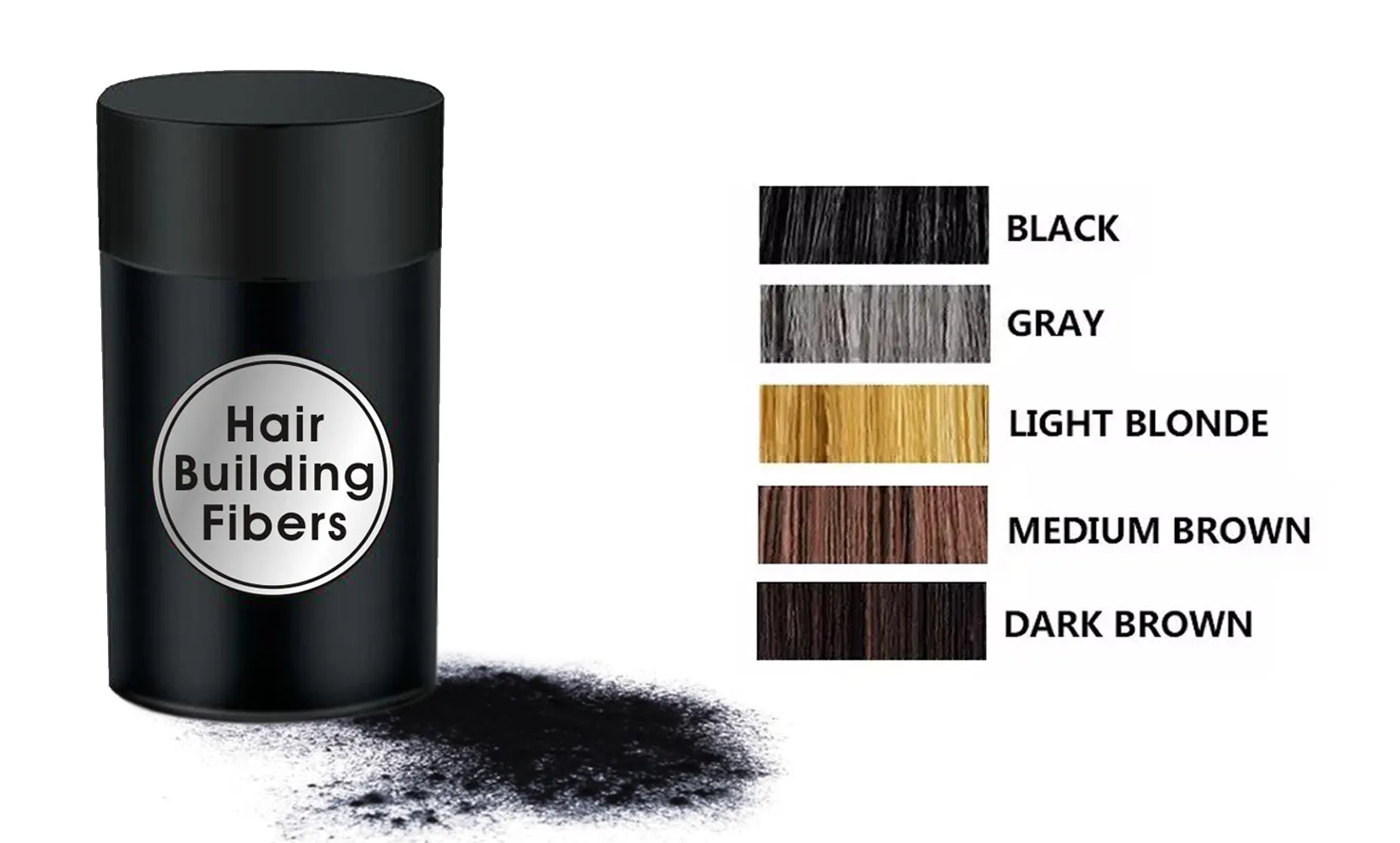 Everyday Use Healthy Hair Fibers Naturally Conceals and Adds Volume For Fuller Hair