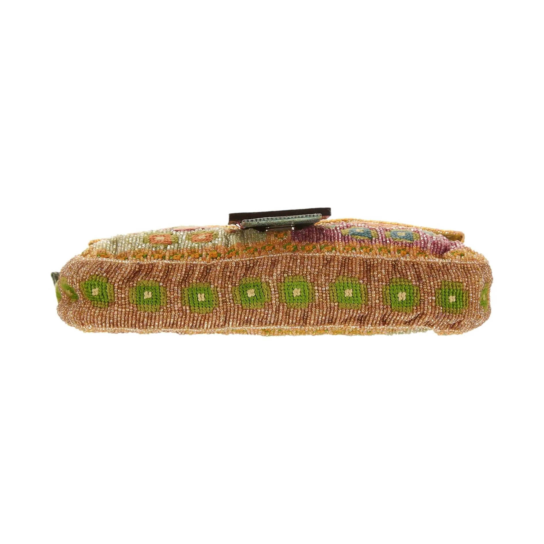 Fendi Multicolor Beaded Baguette