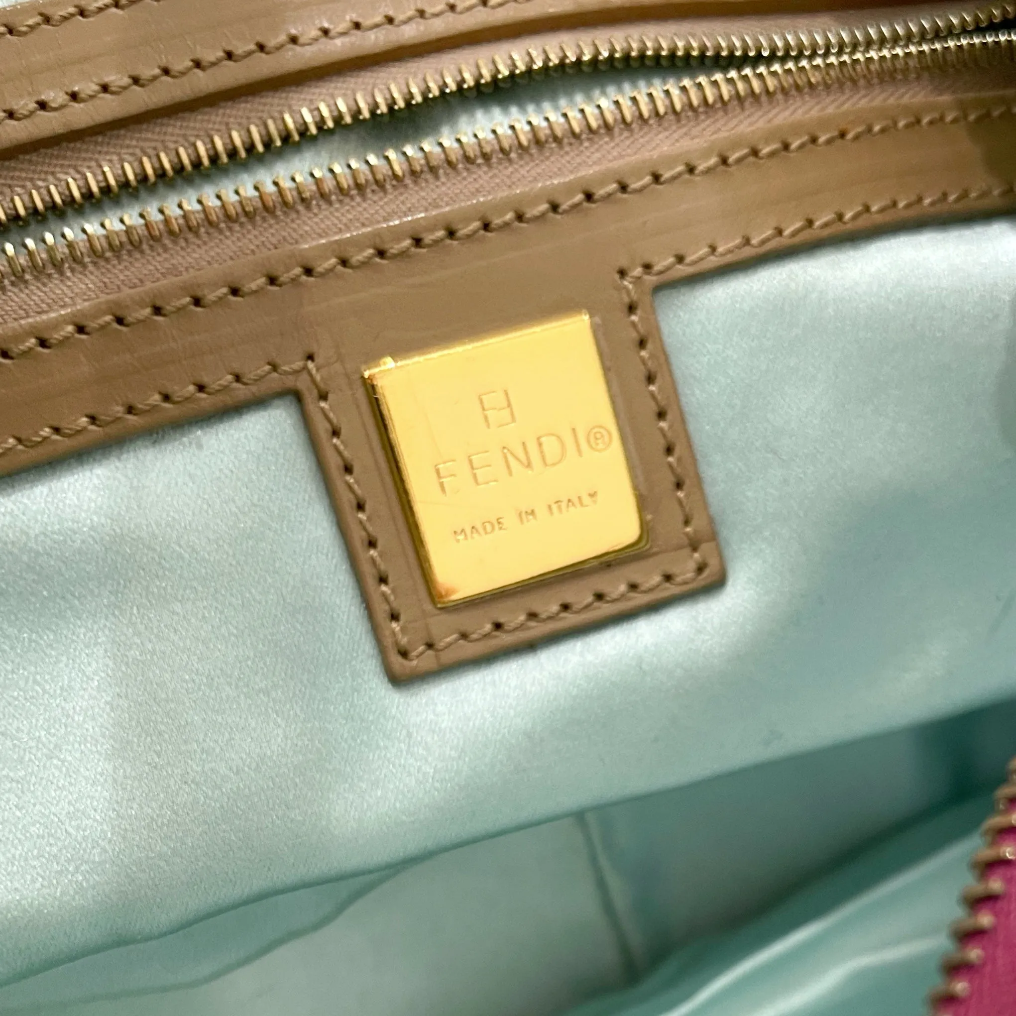 Fendi Multicolor Croissant Shoulder Bag