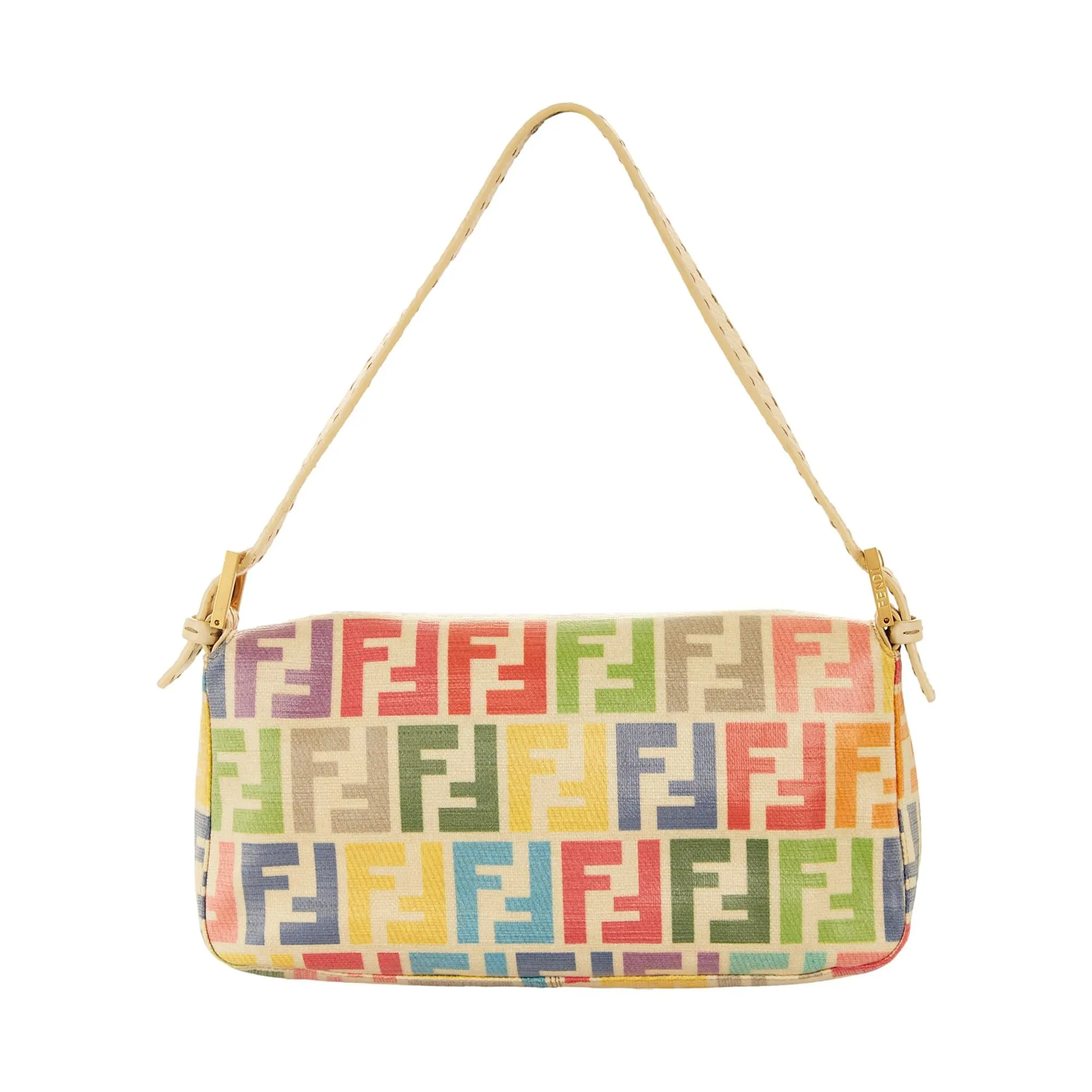 Fendi Multicolor Logo Baguette