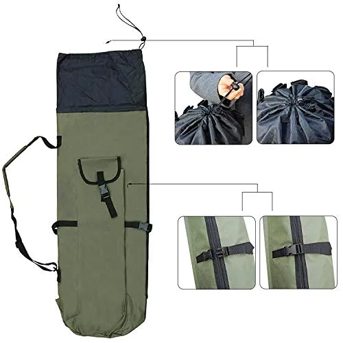 Fishing Bag Fishing Rod Reel Case Carrier Holder Fishing Pole Storage Bags Fishing Gear Organizer Travel Carry Case Bag by Shaddock