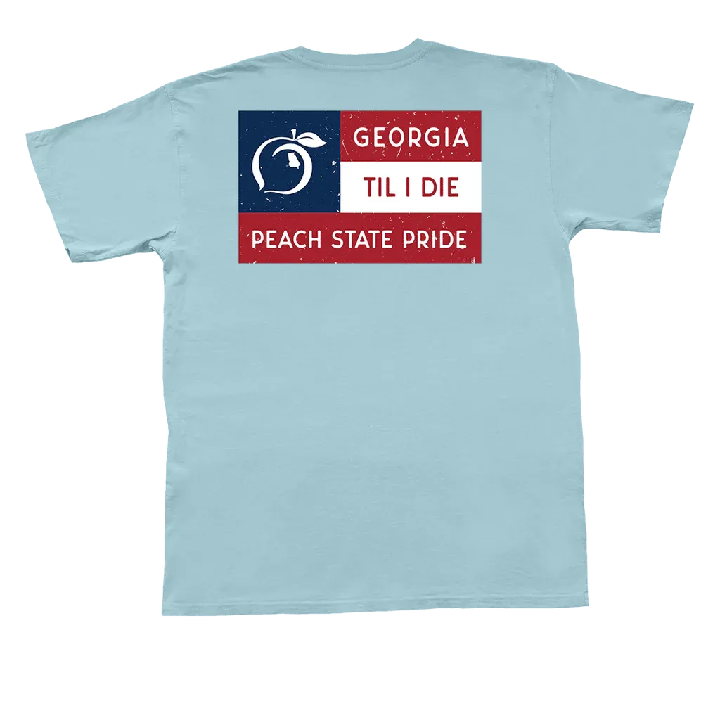 GA Till I Die Flag Tee (Chambray)