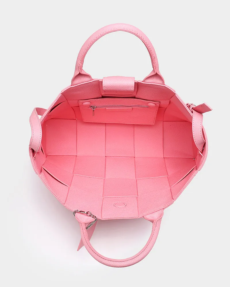 Graffiti Tote Bag in Pink