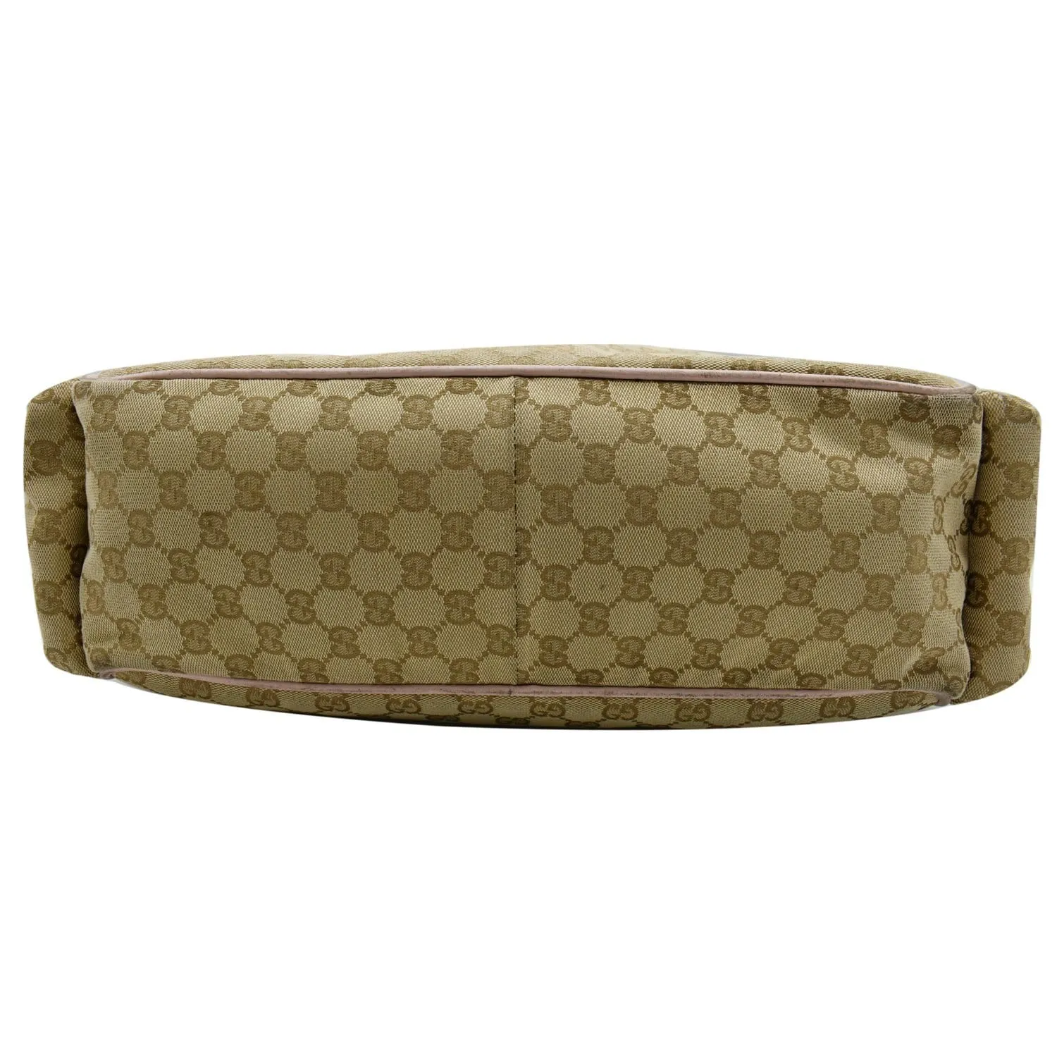 GUCCI Large Diaper GG Supreme Canvas Shoulder Bag Pink 123326