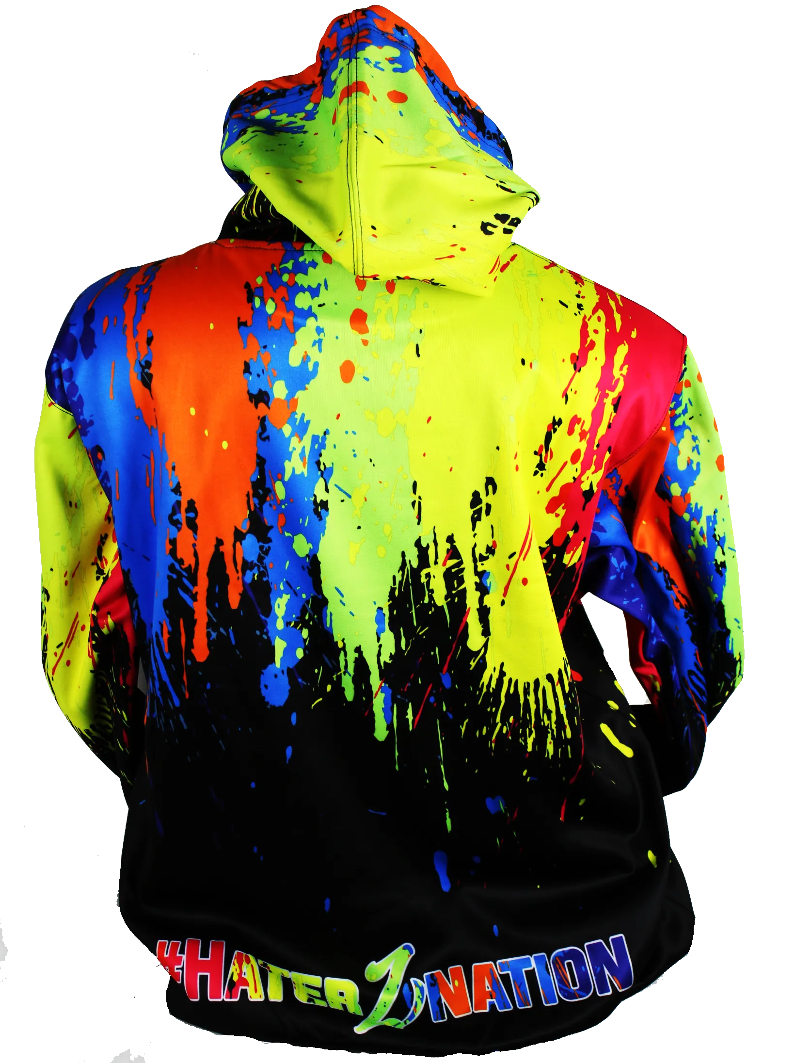 HaterZ Paint Splatter Hoodie *NEON*