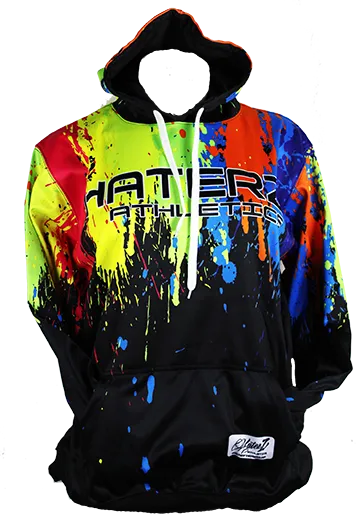 HaterZ Paint Splatter Hoodie *NEON*