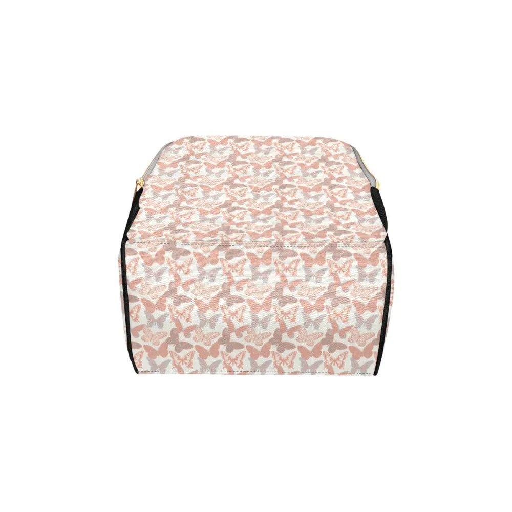 Holly Salmon Pink and Gray Backpack