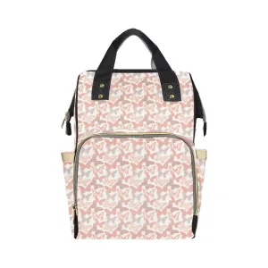 Holly Salmon Pink and Gray Backpack