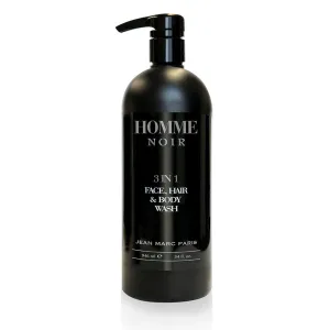 Homme Noir 3 in 1 Men's Wash Face Hair Body 34oz/934ml