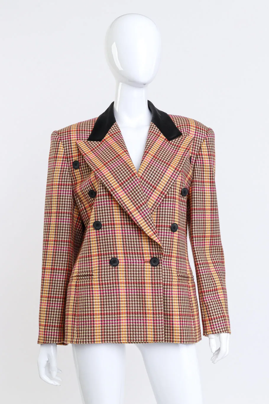 Houndstooth Double Breasted Jacket