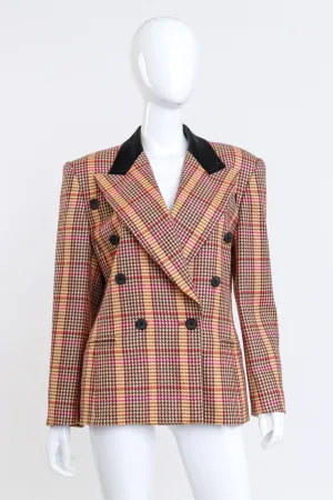 Houndstooth Double Breasted Jacket