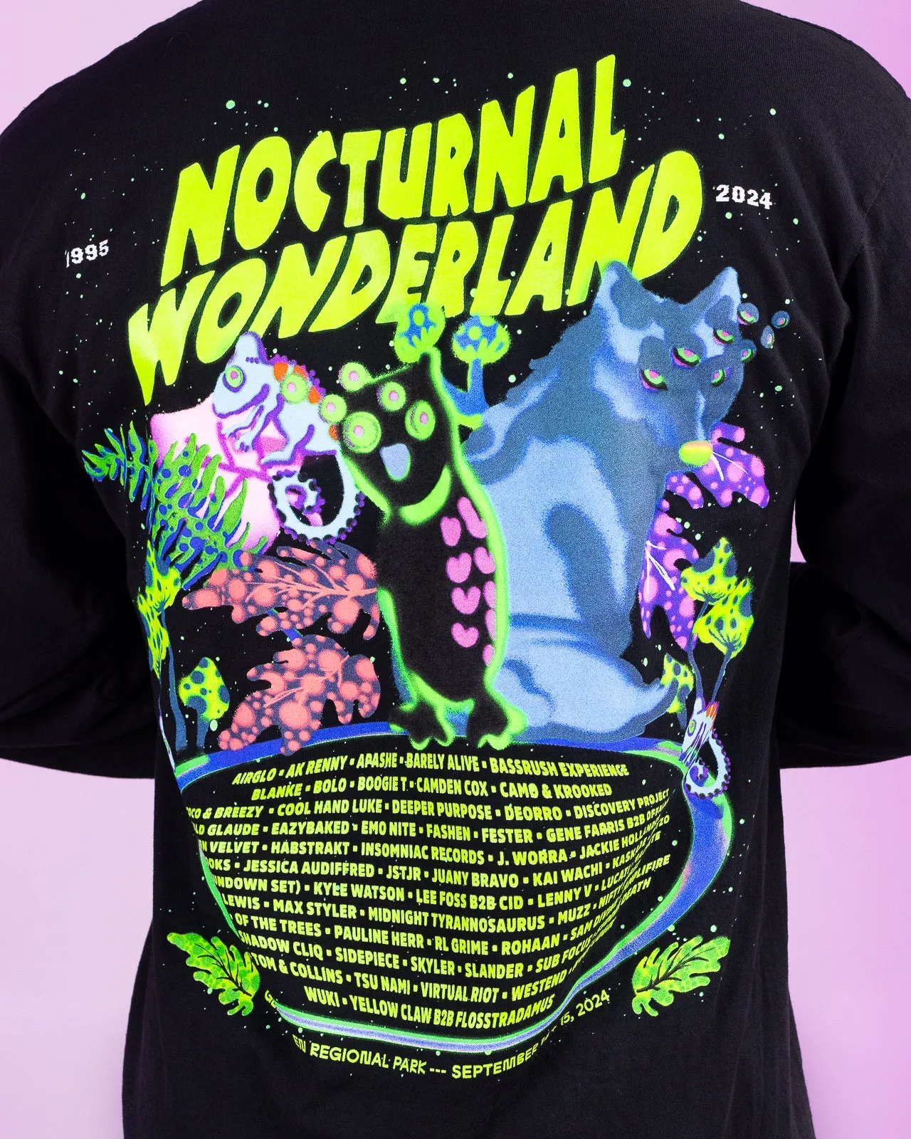 Insomniac Neon Spirits Lineup L/S Tee