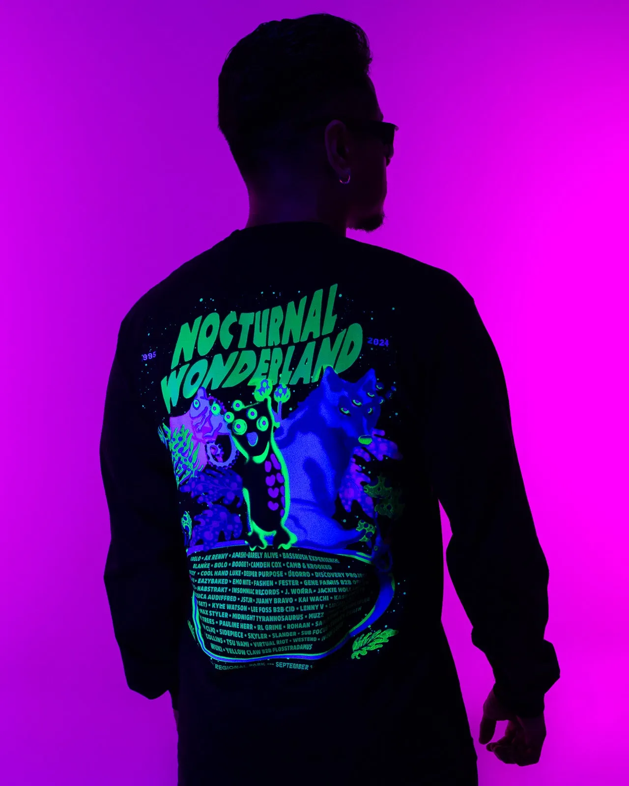 Insomniac Neon Spirits Lineup L/S Tee