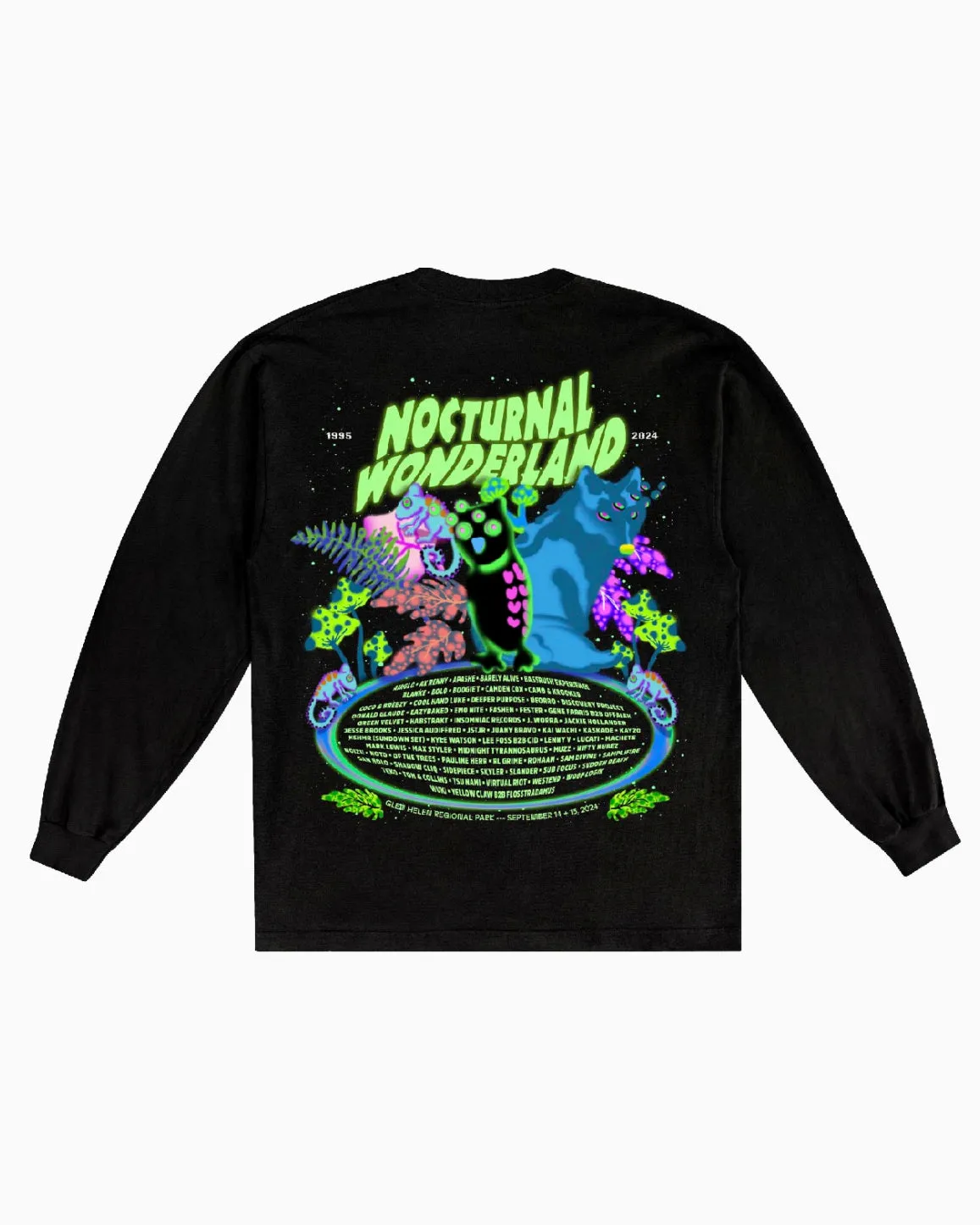 Insomniac Neon Spirits Lineup L/S Tee