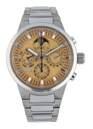IWC GST Perpetual Calendar  IW3756-11 Salmon Dial  Men's Watch