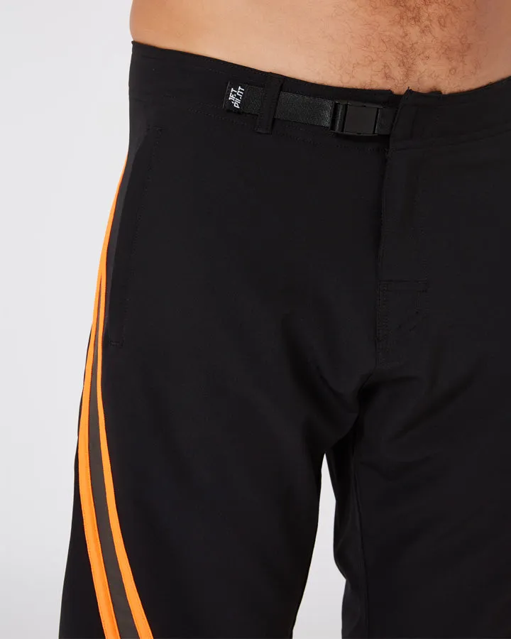 Jetpilot Profiler Mens Boardshorts - Black/Orange
