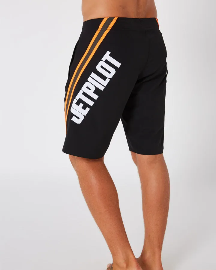Jetpilot Profiler Mens Boardshorts - Black/Orange