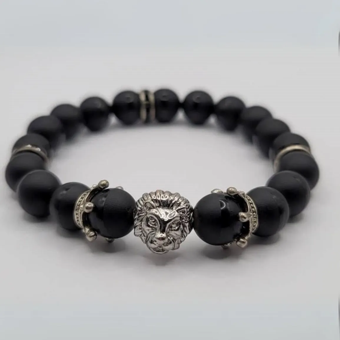 Judah Life Signature Bracelet (Black   Silver) - Version 2