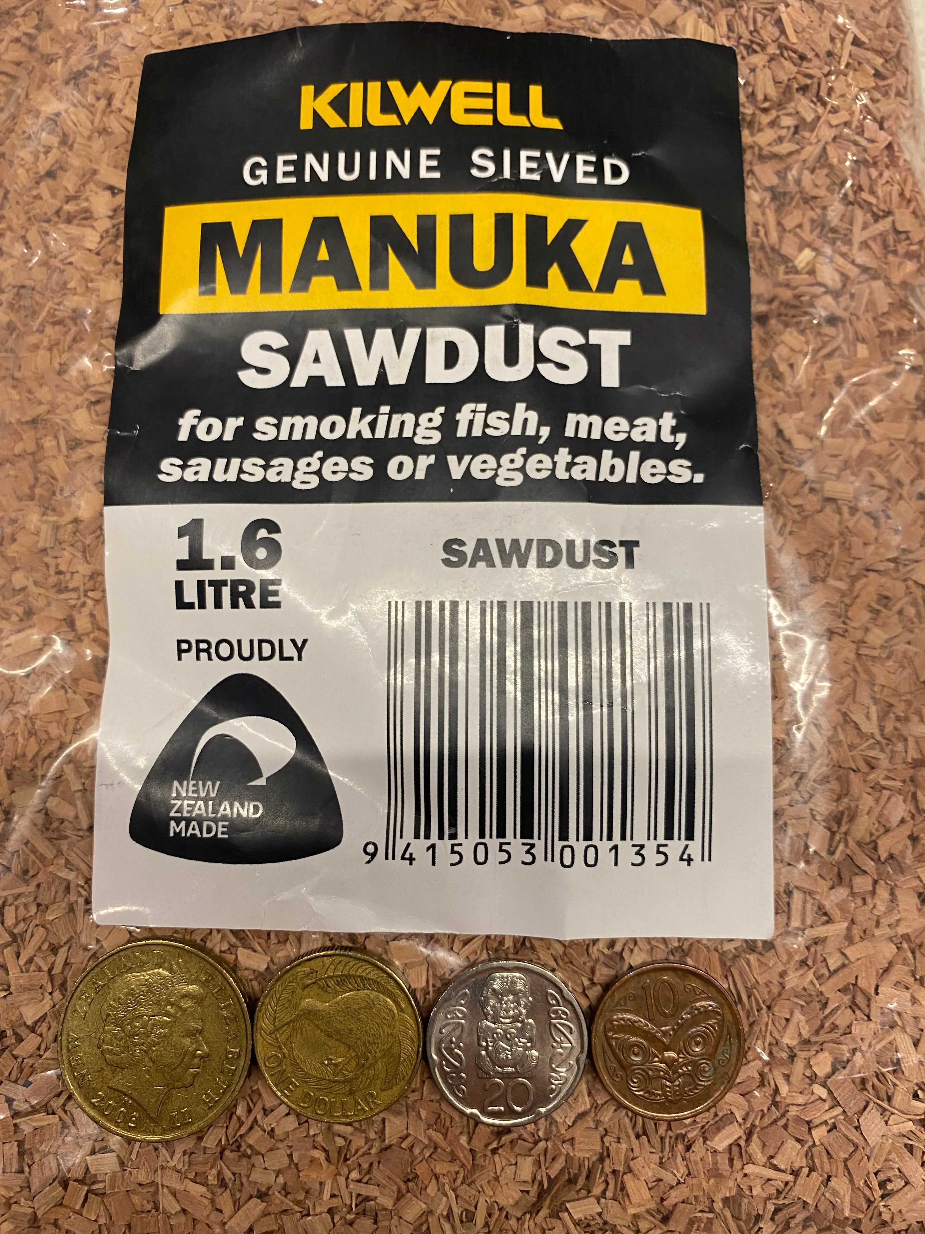 Kilwell Manuka Smoker Sawdust 1 or 5 lb Bags